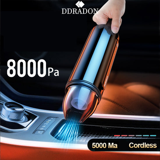 Wireless Car Vacuum Cleaner – High-Power Portable Mini Rechargeable