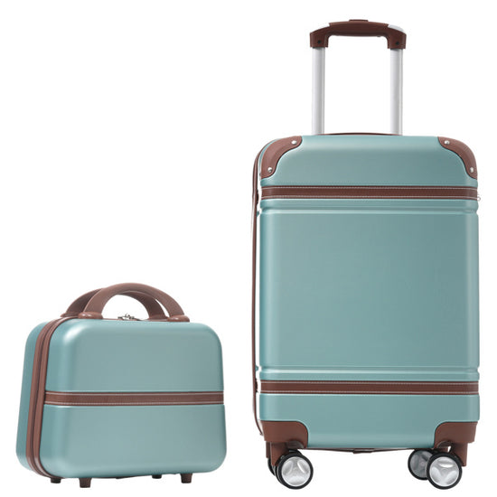 20-Inch Hard-Shell Suitcase with Matching Cosmetic Bag