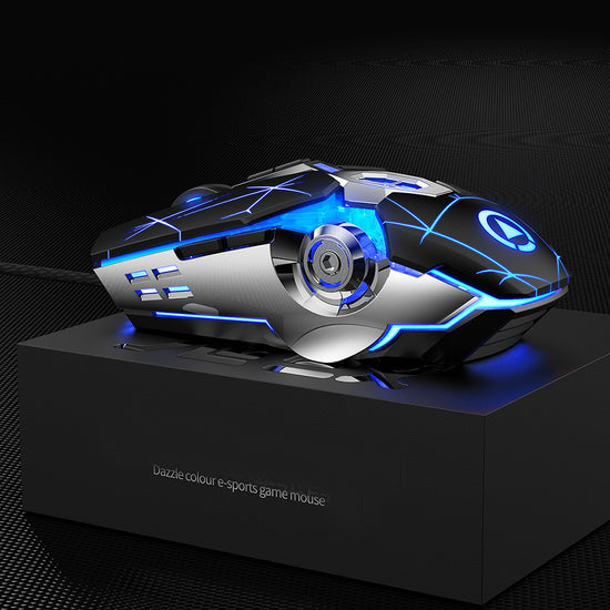 Wired Gaming Mouse – Silent Mechanical Mouse for Computer & Office