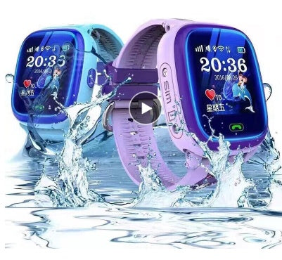 DF25 Waterproof Smartwatch for Kids – Touch Screen, Call & Location Tracking