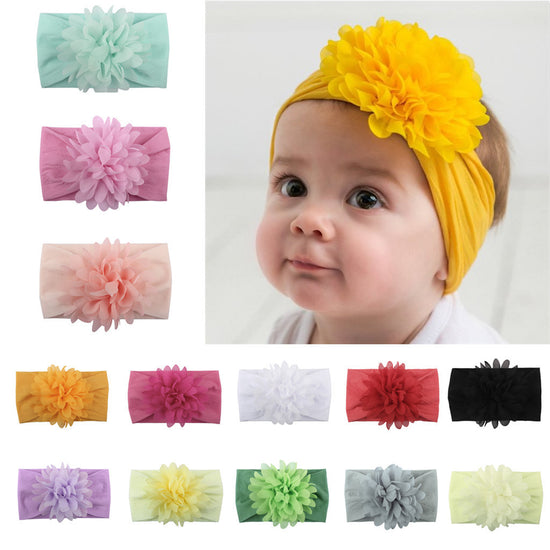 Chiffon Flower Baby Headband – Cute Princess Hair Accessory