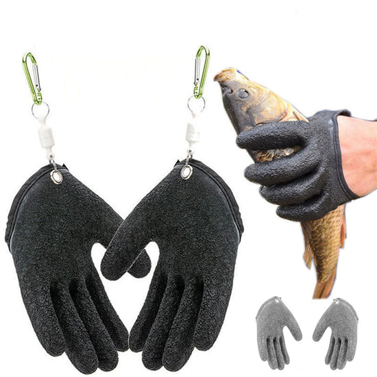 Anti-Slip Fishing Gloves – Puncture-Resistant Latex for Fishermen