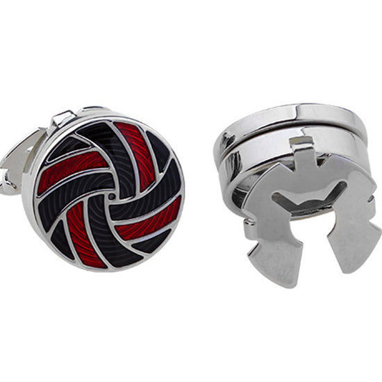 French Cufflinks Round Electroplated Shirt Cufflinks