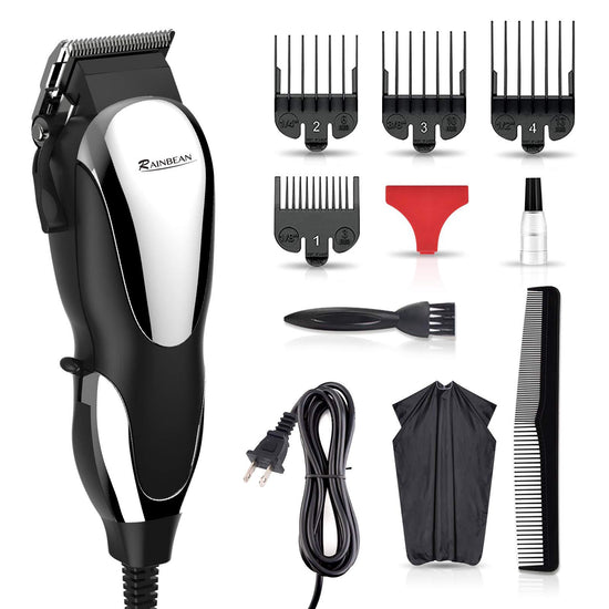 Professional Hair Clippers, Corded Hair Clippers for Men Clipping and Trimming Kit