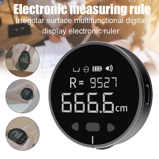 Digital Distance Measuring Tool – LCD Electronic Ruler with High Precision