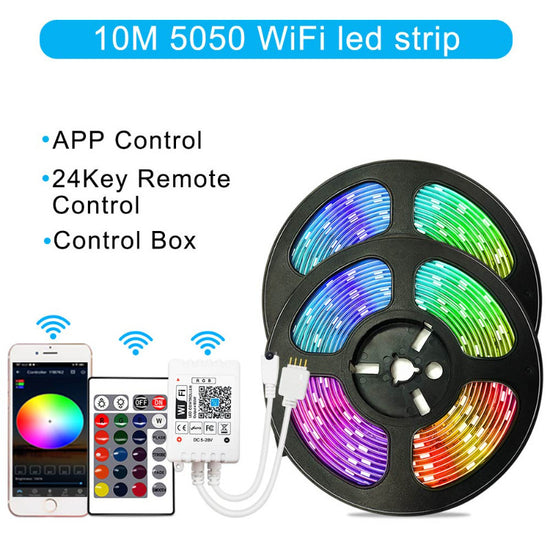 Smart WiFi RGB LED Light Strip – 2835 & 5050 Models